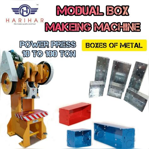 modular metal box making machine|Electrical Junction Box Making Machine at Best Price .